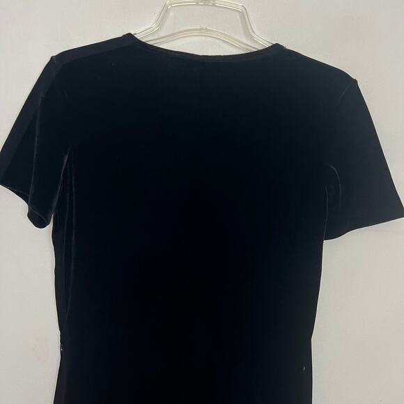 Vintage Huis Clos Dress Womens 6 Midi Stretch Y2K Gothcore Witchy Emo Whimsigoth - Picture 7 of 10